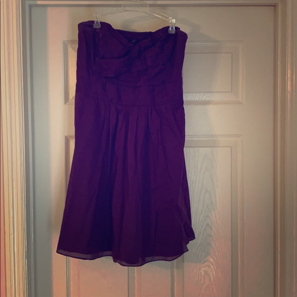 Purple express cocktail dress